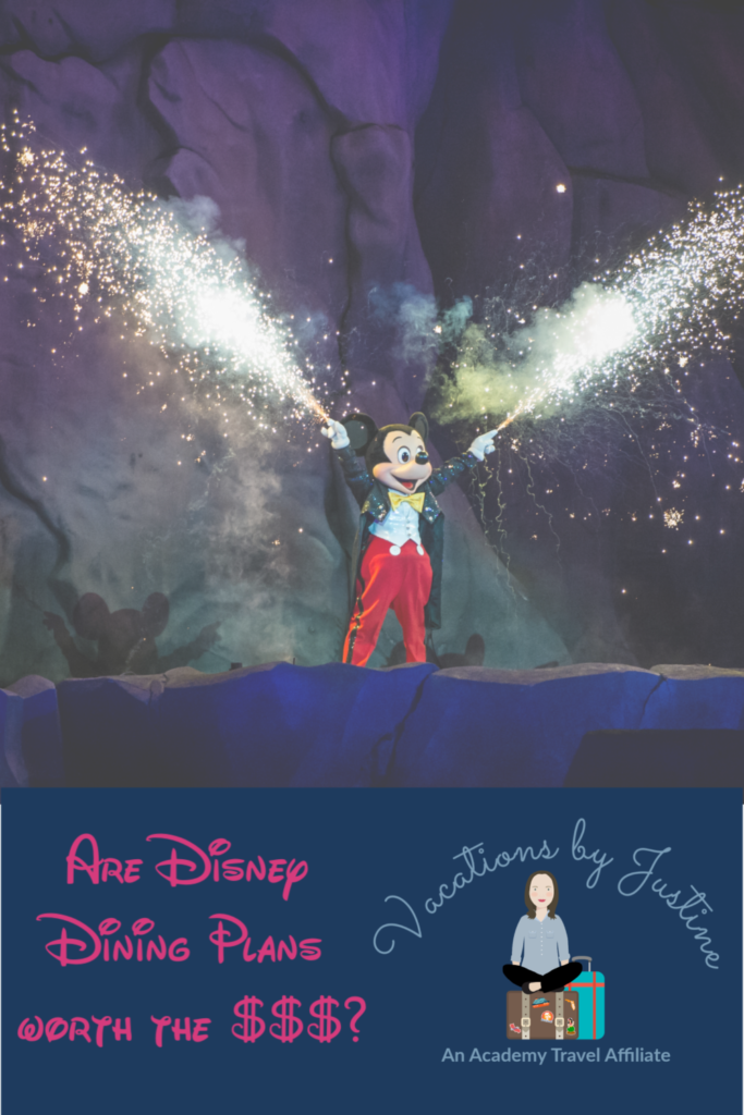 Disney Dining Plans, what is included in the disney dining plan, how much do the disney dining plans cost, how does the disney dining plan work, what is a table service credit, what is a quick service credit, are disney dining plans worth the money, are disney dining plans worth the cost