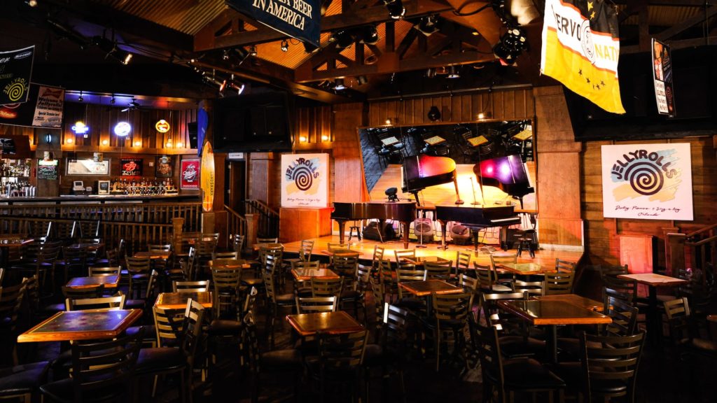 Jelly Rolls, a dueling piano club, at Disney's Boardwalk