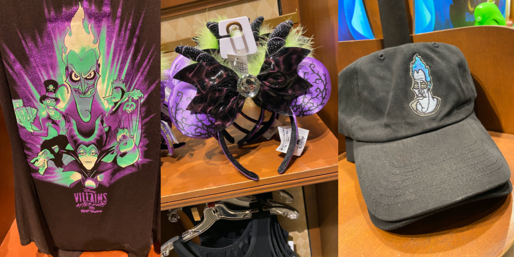 Disney World Special Events, Disney Villains After Hours, Disney Villains Merchandise