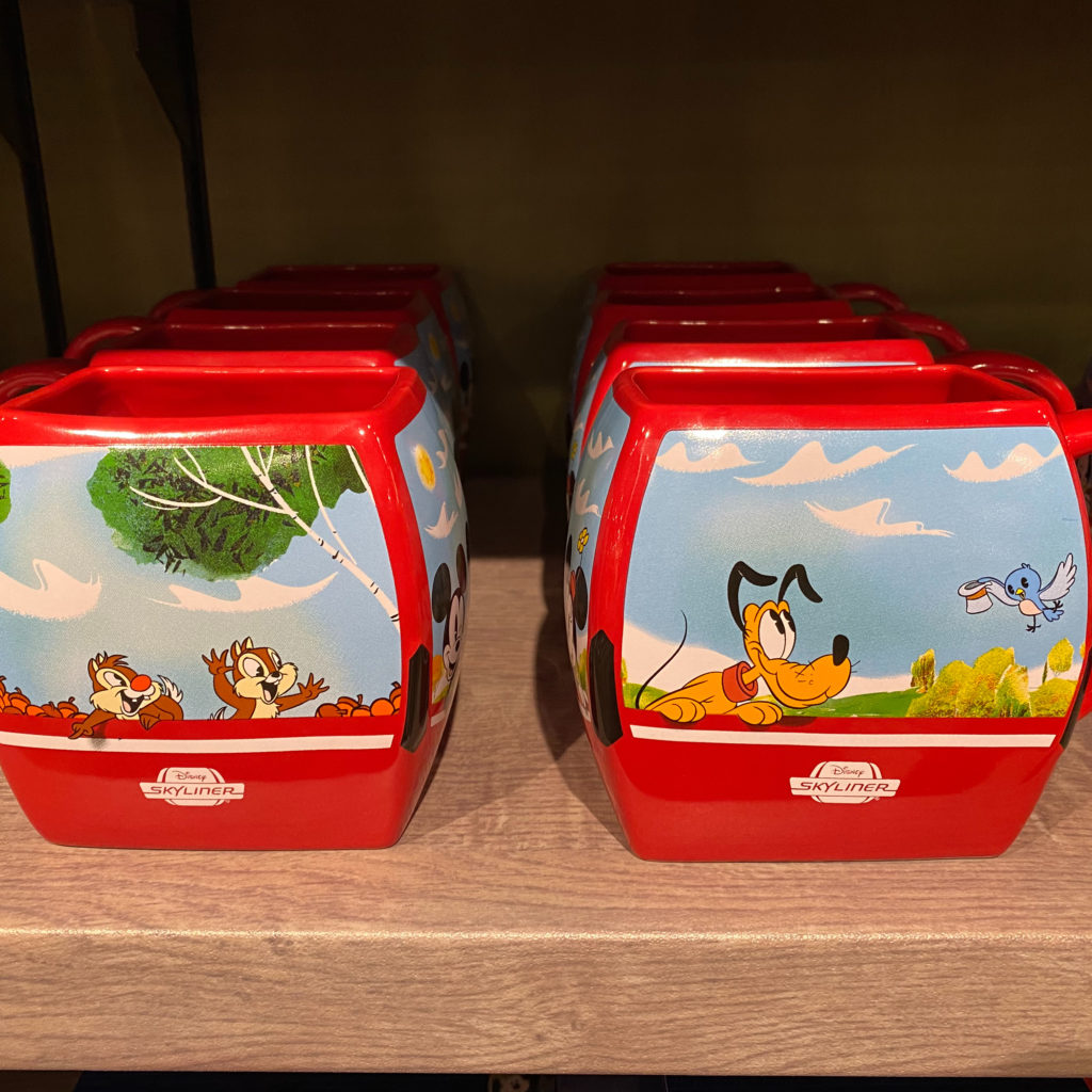 Disney Skyliner, Disney merchandise, Disney mugs, Disney transportation